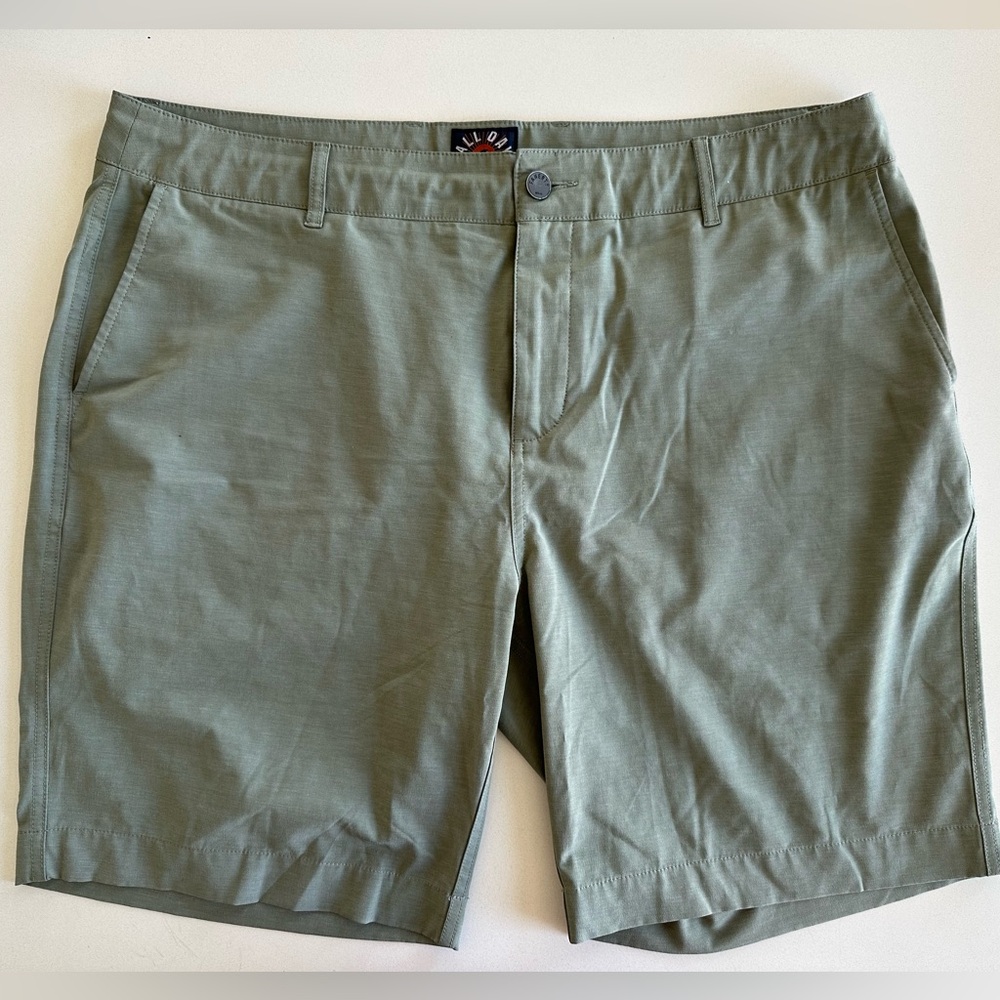 Faherty All Day Size 38 Olive Green Men's Shorts